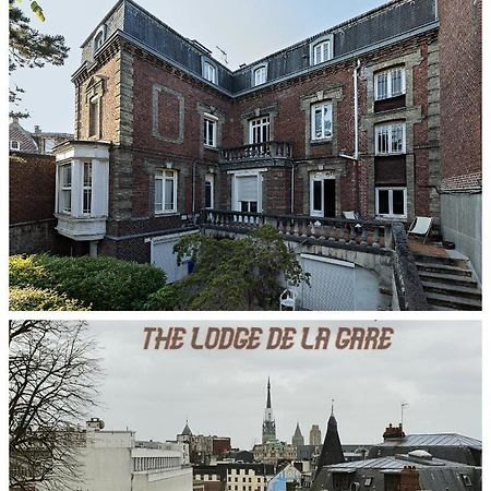 Lodge De La Gare Vue Cathedrale Rouen Bagian luar foto